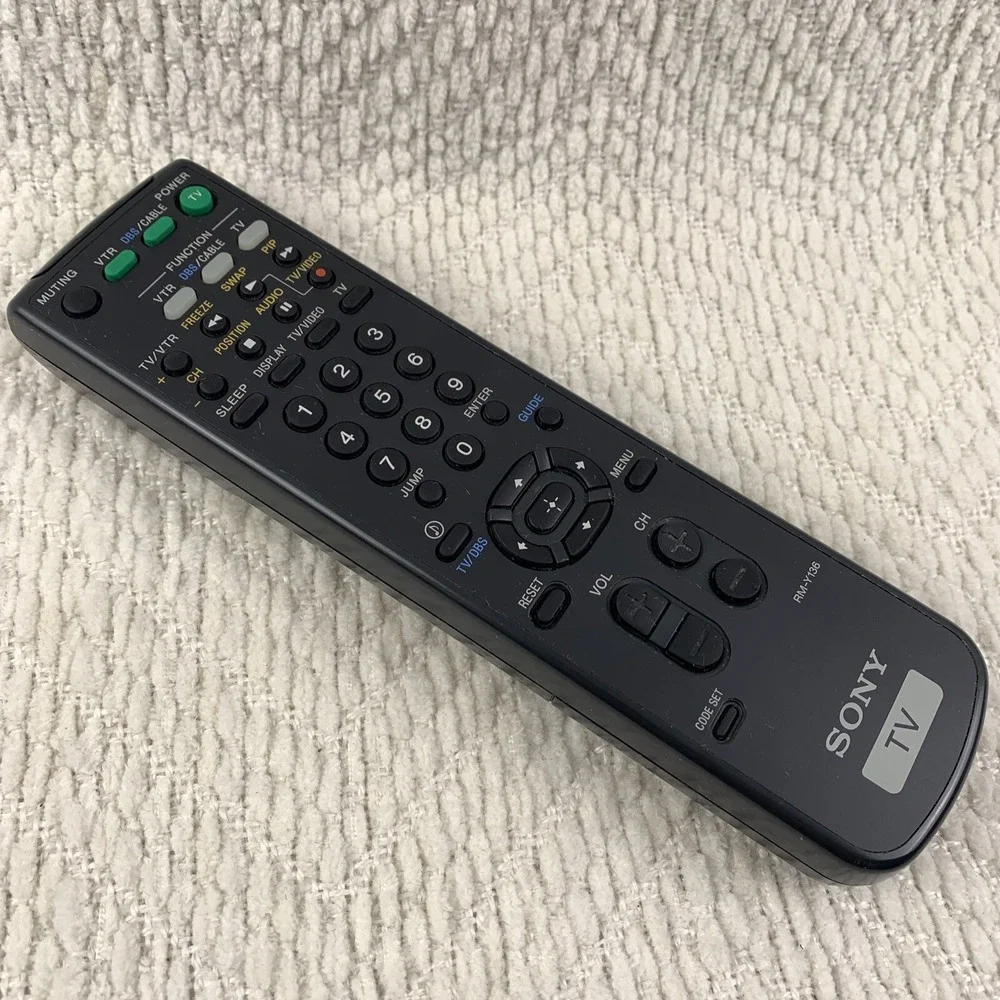 SONY RM-Y136 TV Remote Control unit Tested! Genuine OEM part Replacement Black‎